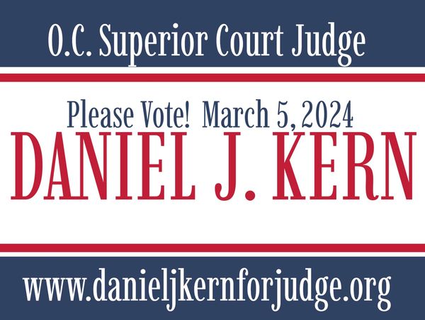 Daniel J. Kern for Orange County Superior Court Judge